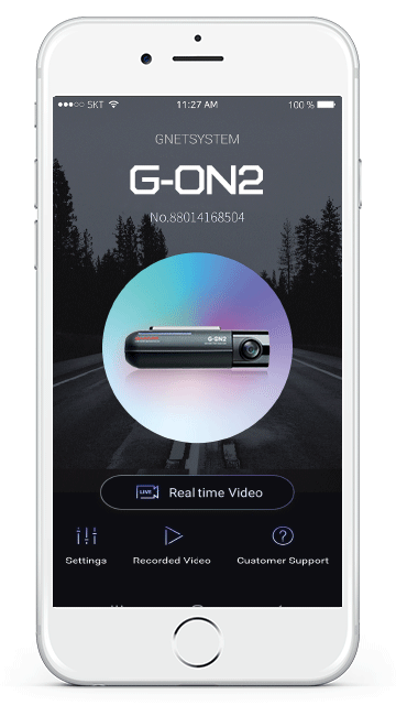 G-ON 2 2K QHD Forward and FHD Rear Dashcam - Hardwire Option