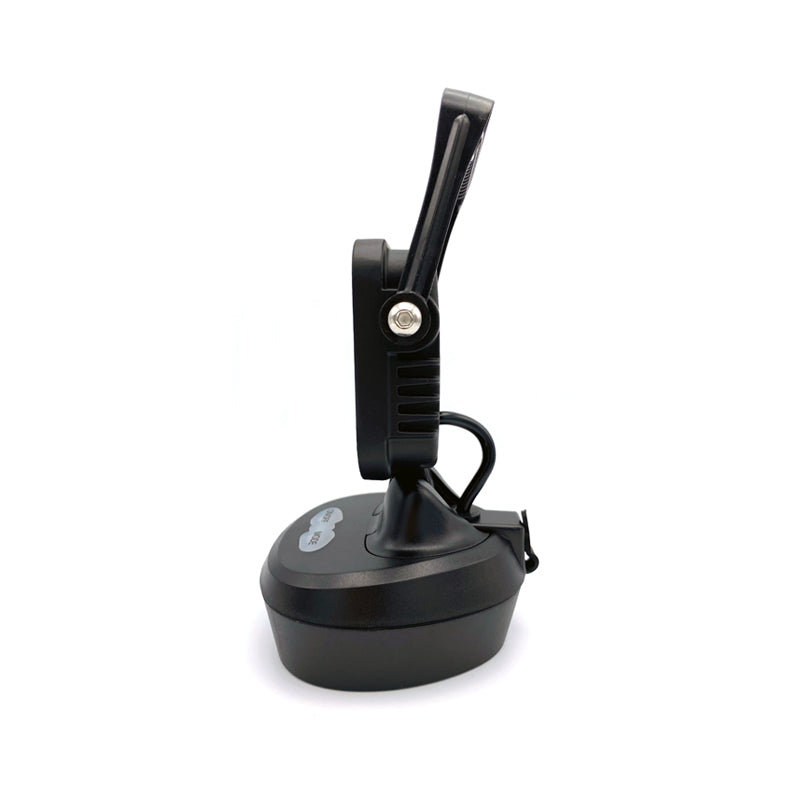 Magnetic Battery Powered Worklight with Amber Warning Beacon