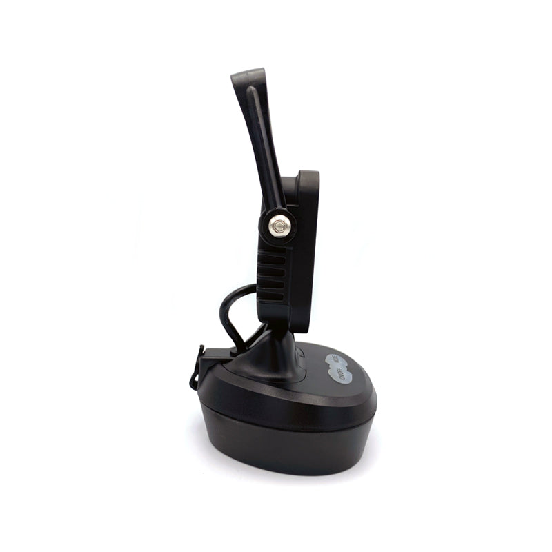 Magnetic Battery Powered Worklight with Amber Warning Beacon