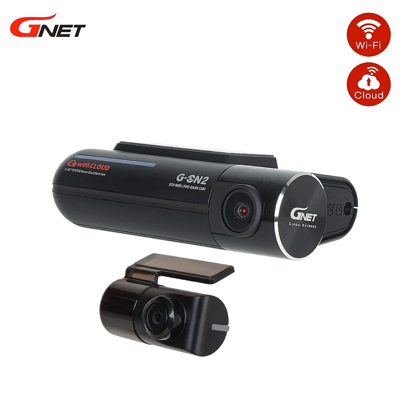 G-ON 2 2K QHD Forward and FHD Rear Dashcam - Hardwire Option