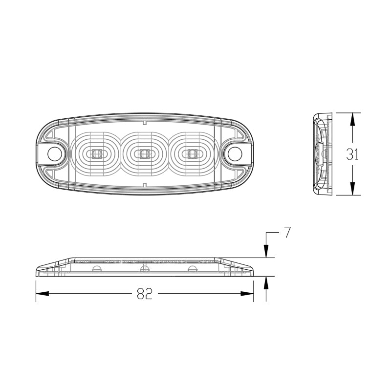 Low Profile Strobe Lights