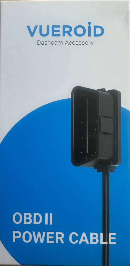Vueroid Dashcam OBD Power Cable