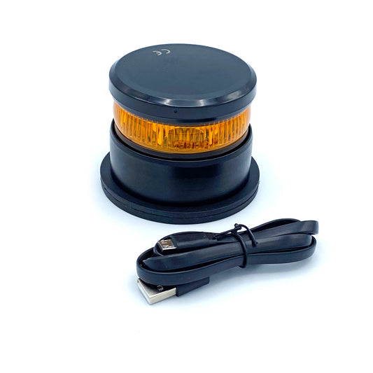 Magnetic Battery Powered Amber Beacon