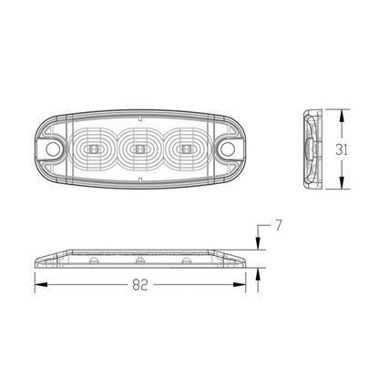 Low Profile Strobe Lights