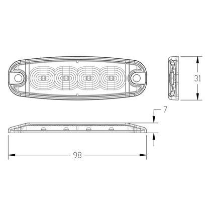 Low Profile Strobe Lights