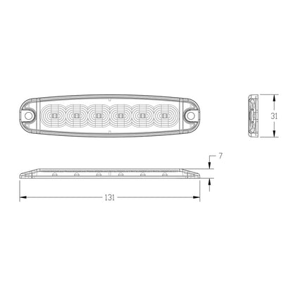 Low Profile Strobe Lights